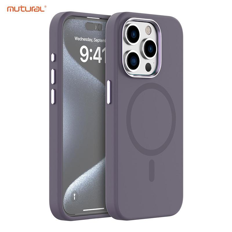 Mutural Pure Magsafe Case iPhone 15 PRO MAX Magsafe Liquid Case