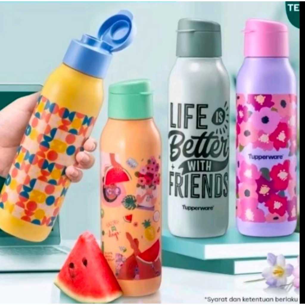 ECO FANCY 750ML 1PCS /BOTOL MINUM TUPPERWARE BOTOL MINUM VIRAL/BOTOL MINUM ANAK TUPPERWARE TERBARU