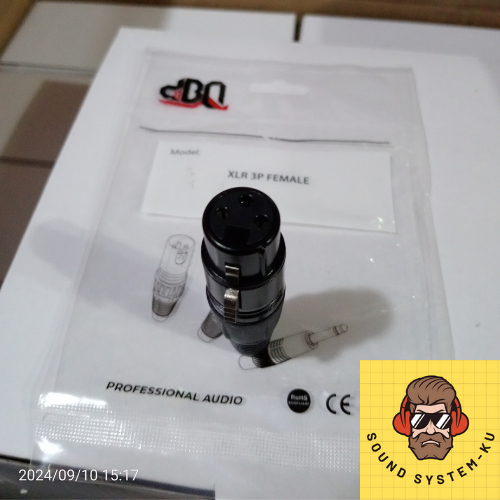 SOKET FEMALE CANON XLR DBQ XL3F