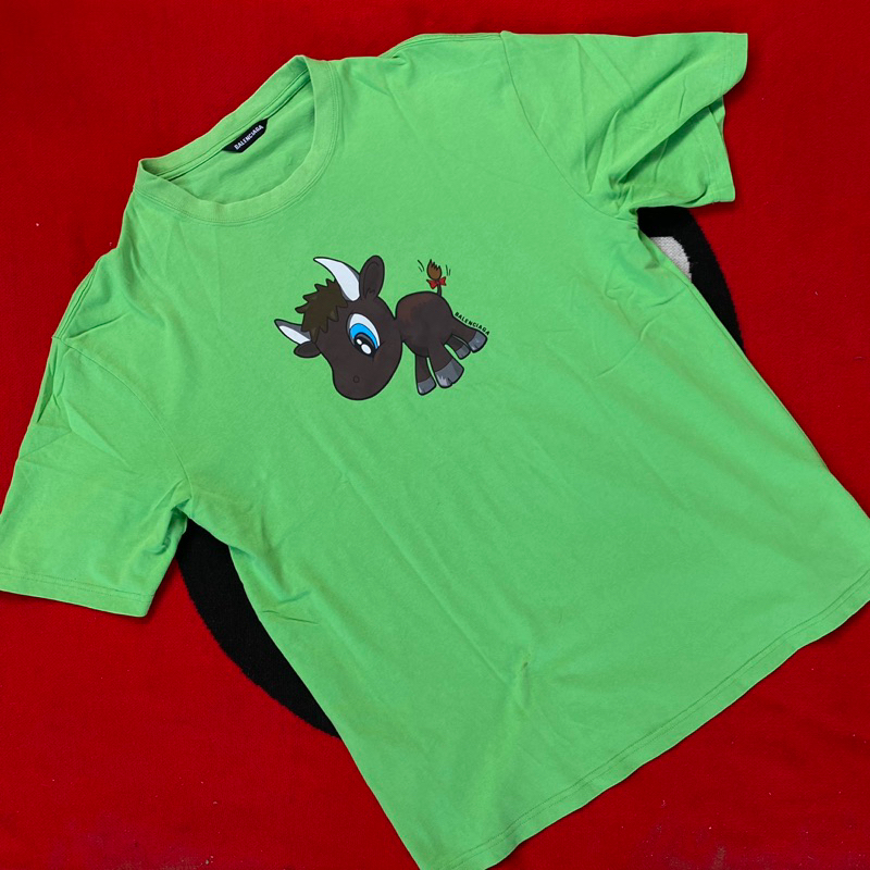 balenciaga Tshirt Green secondkurnia