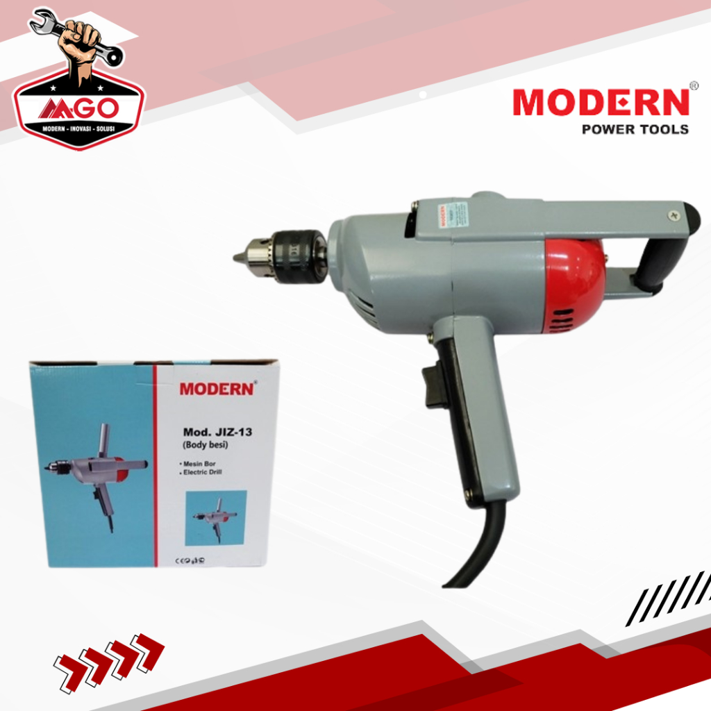 Bor Listrik / Bor Besi / Bor Body Besi MODERN JIZ 13mm
