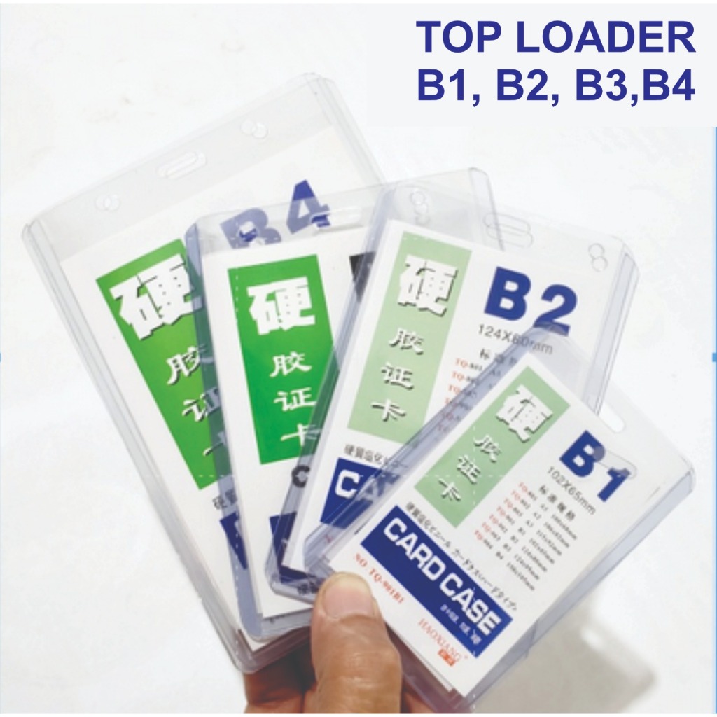 

TOP LOADER Toploader Photocard Top loader foto card nametag ID Card case B1 B2 B3 B4