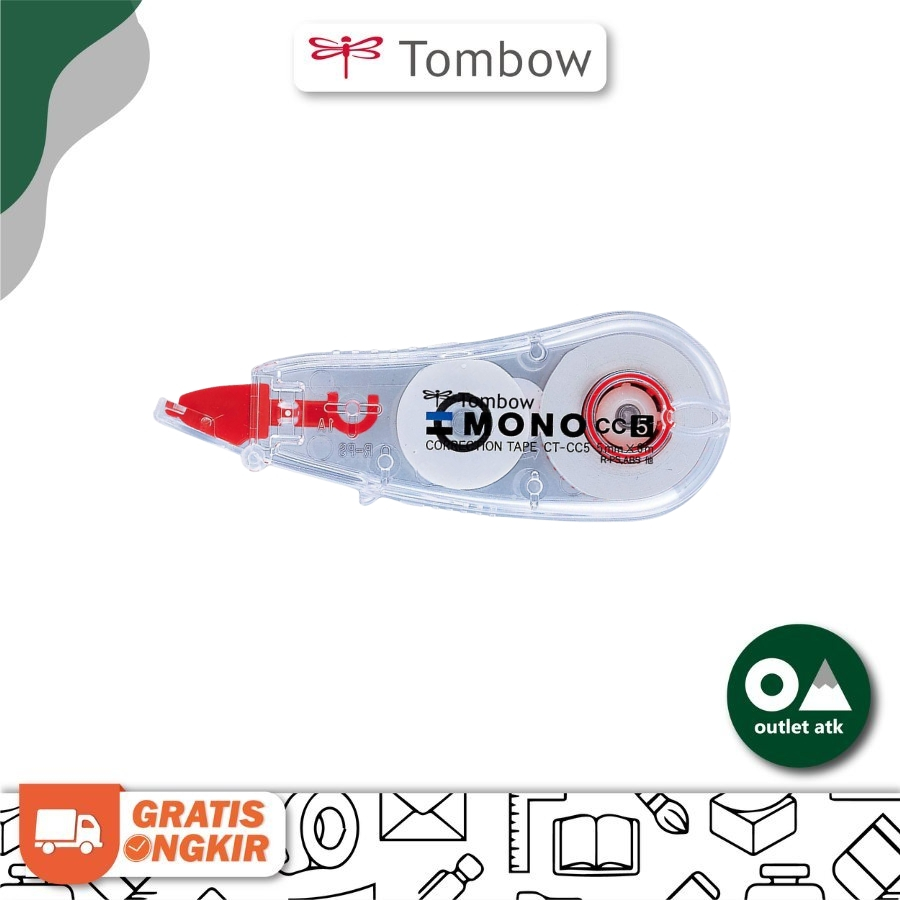 

Tombow Correction Tape Mono CT-CC5 - Tipe X Pita