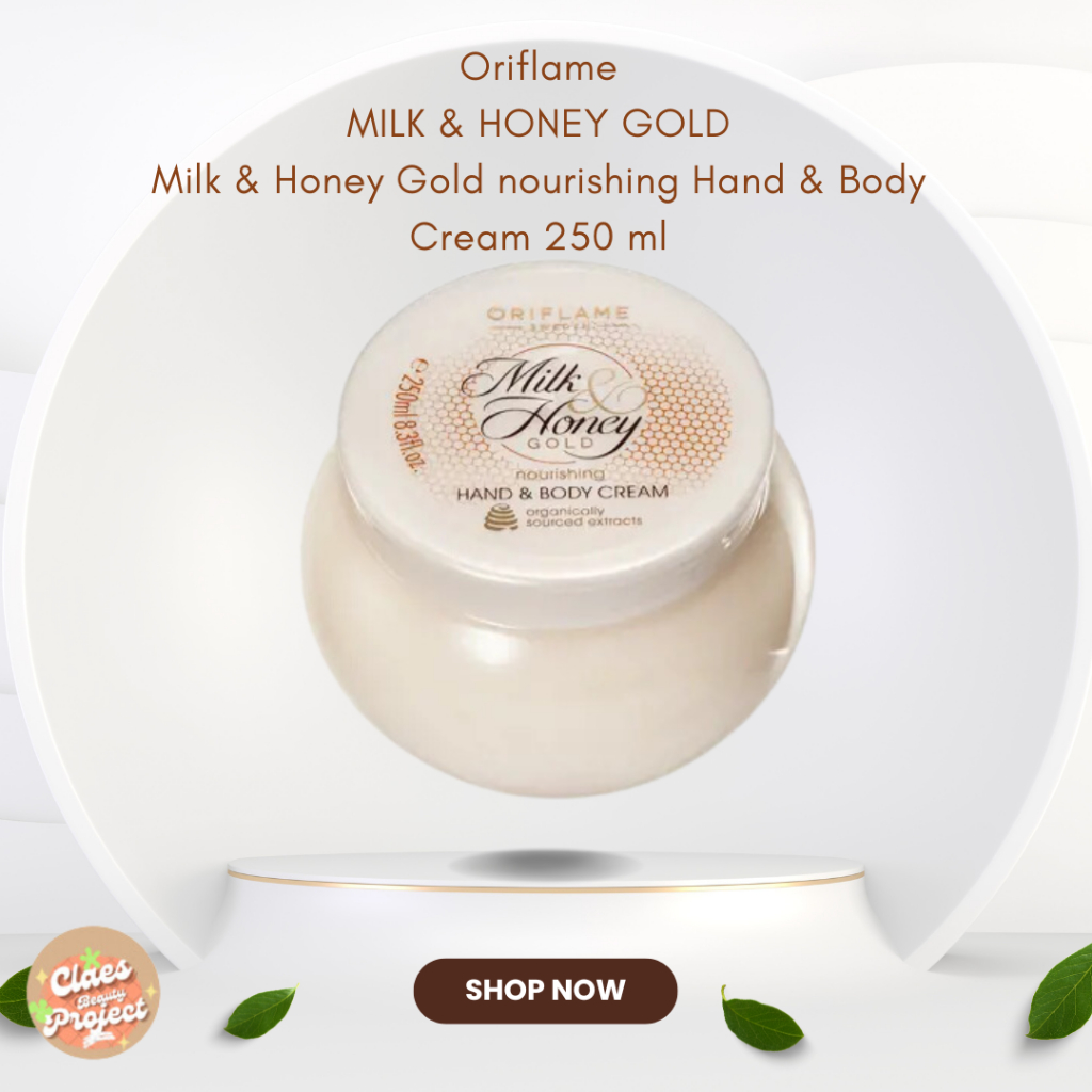 Oriflame MILK & HONEY GOLD Milk & Honey Gold nourishing Hand & Body Cream 250 ml