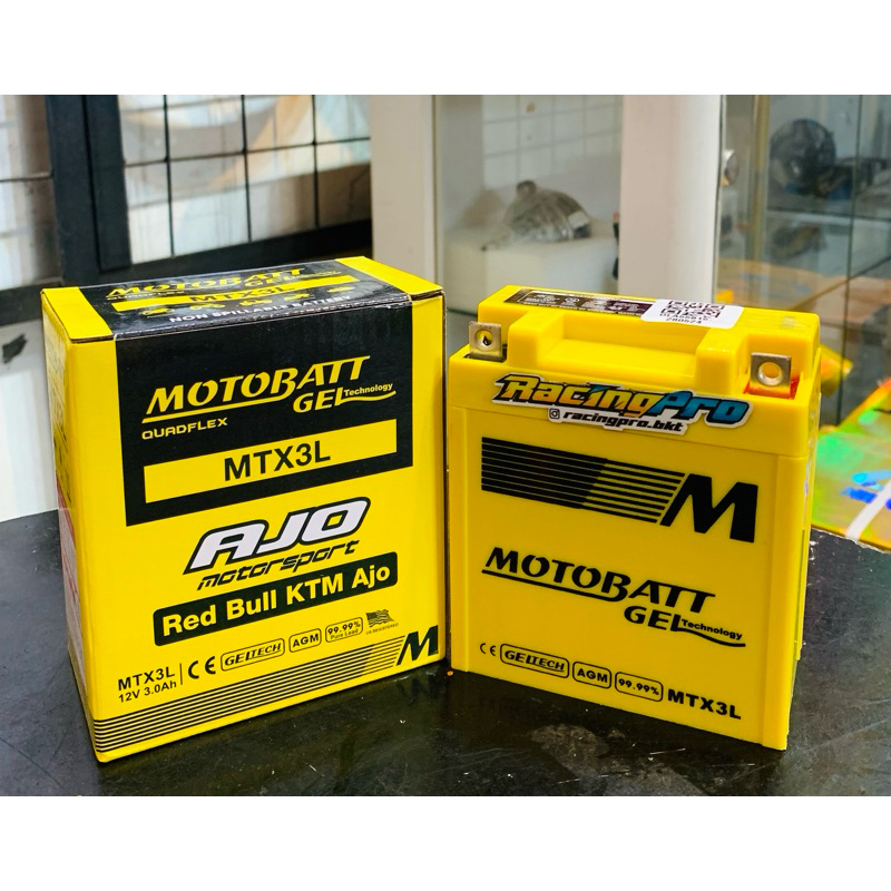 Aki Kering Motobatt MTX3L Rx-king - Ninja R Old Original