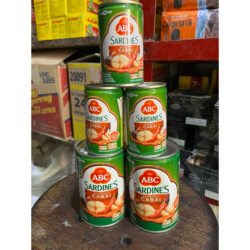 

SARDINES ABC/ SARDEN ABC RASA SAUS CABAI 80gr, 220gr