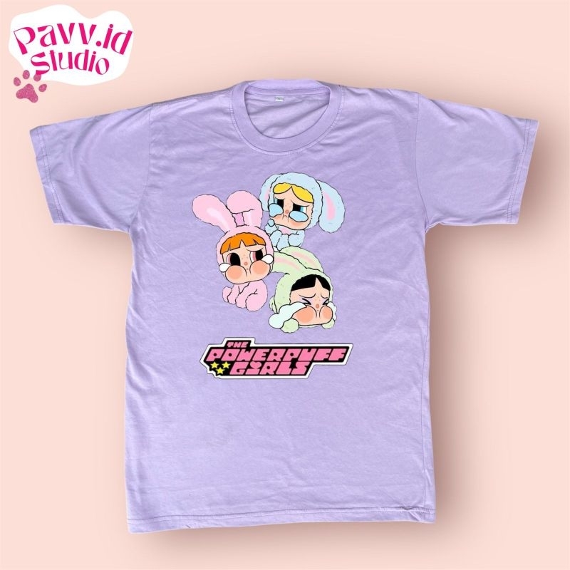 KAOS DEWASA Powerpuff Girls Crybaby