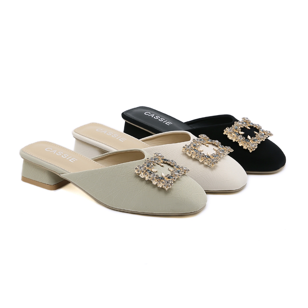 GMY High Heels wanita import Sepatu hak tahu wanita ( 666 ) Sepatu Pesta wanita 3 cm sendal wanita i