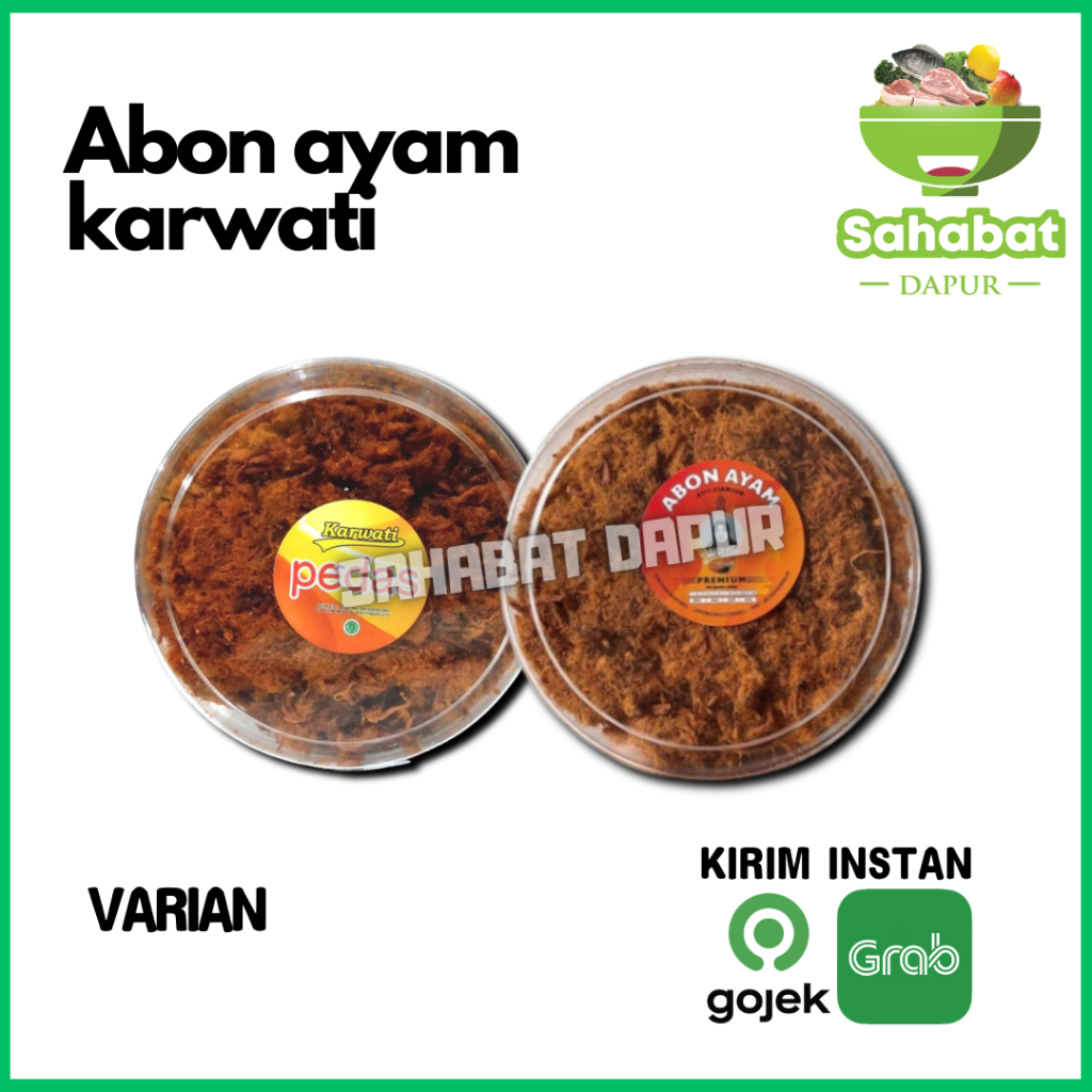 

Abon Ayam Asli / Abon Ayam Karwati Cianjur 1 Toples - Sahabatdapur