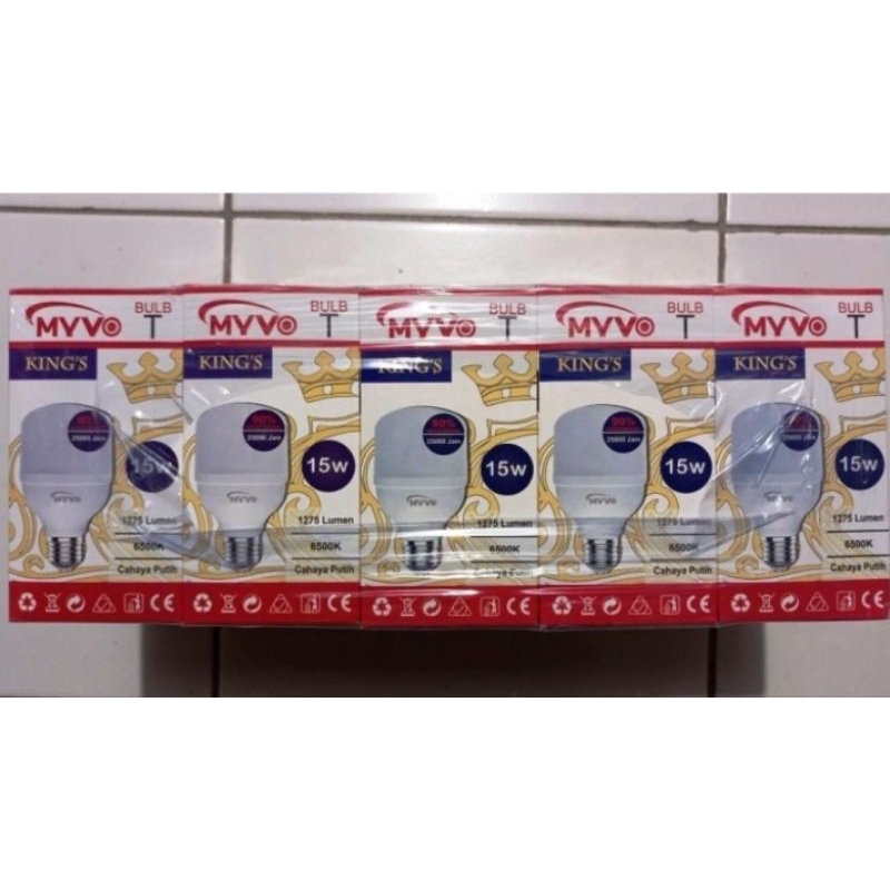paket 10pc lampu led myvo king 15w/lampu led myvo king 15w