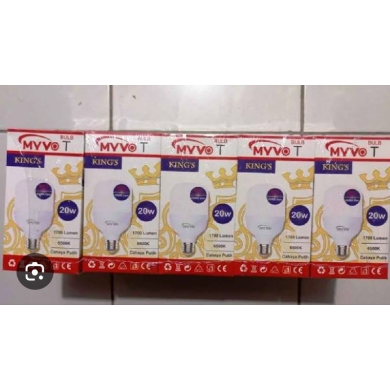 paket 10pc lampu led myvo king 20w/lampu led myvo king 20w