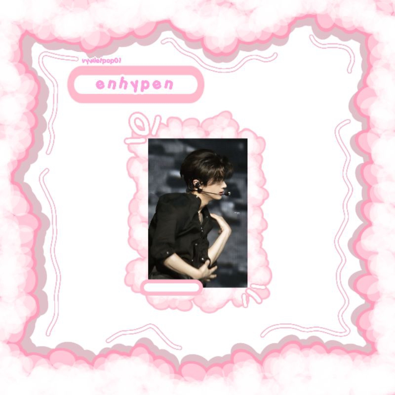 paketan 4 pc random || ver enhypen || unoff || 2sisi || hologram