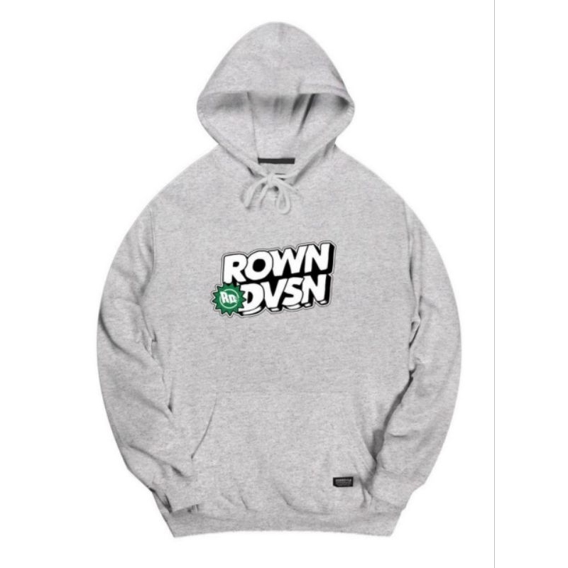 ROWNDVSN SWEATER HOODIE STAR GREY