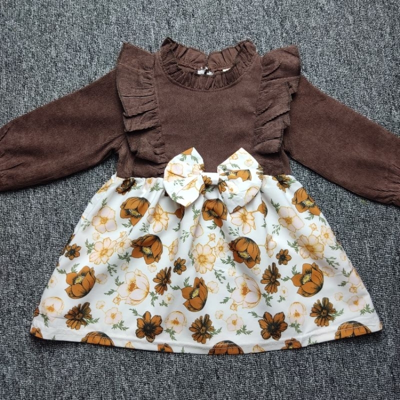 [Baru Datang] Dress Nabylla Beach Baju Dress Anak Perempuan Pantai Kids Dress Anak Perempuan 2 Tahun