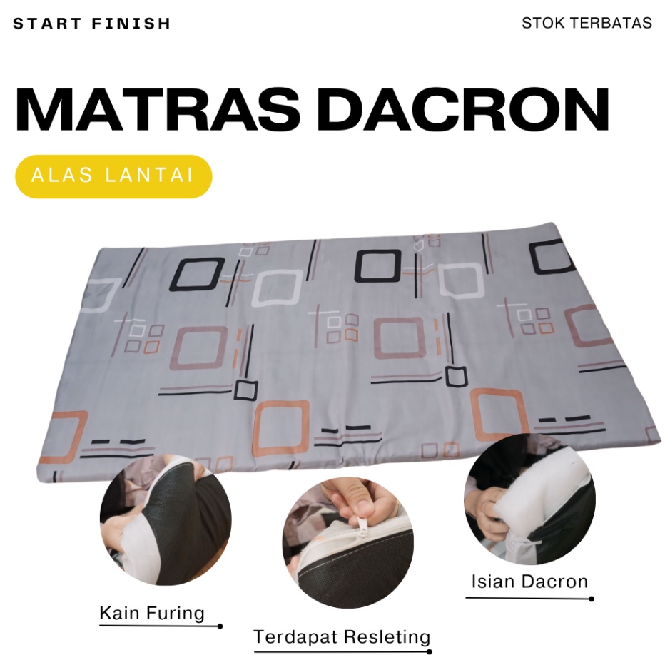 MALL Kasur Lipat Lantai Dakron  KASUR BUSA DAKRON TEBAL 3cm  SUPER KASUR MATRAS DACRON MURAH