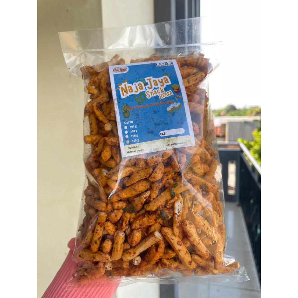 

SNACK BASRENG PEDAS JAUN JERUK 500gram