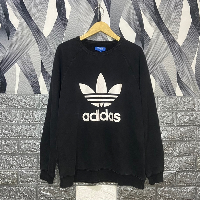 CREWNECK ADIDAS TREFOIL PRELOVED MURAH