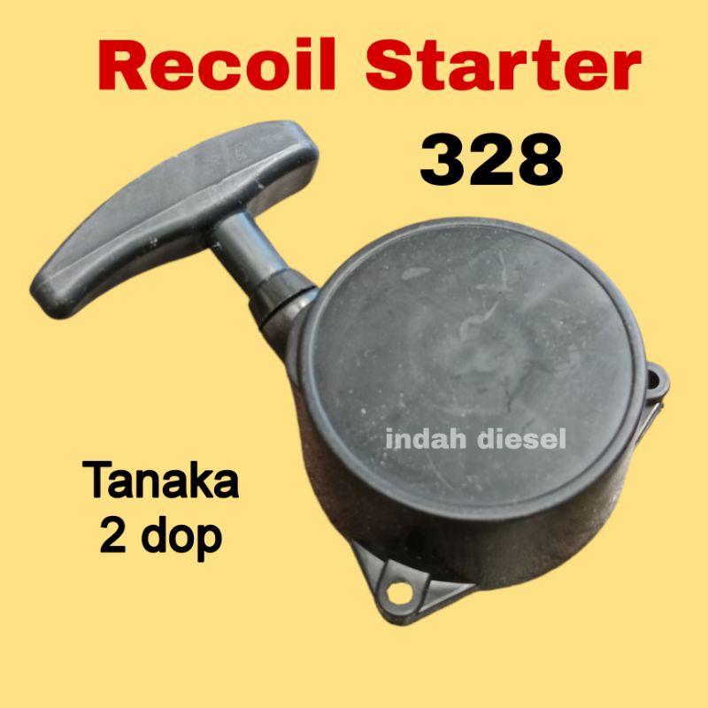 Recoil starter TANAKA / Recoil Selahan kap engkol / mesin potong rumput 328 import
