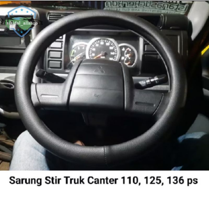 Cover Stir Mobil Truk Canter 110,125,136ps/Sarung Stir mobil Truk/Lapis Pelindung Stir Mobil murah