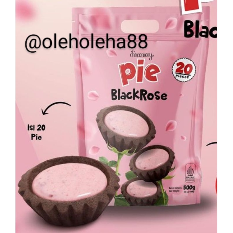 

PIE BLACK ROSE CHOCOMORY ISI 20PC FREE BUBBLEWRAP