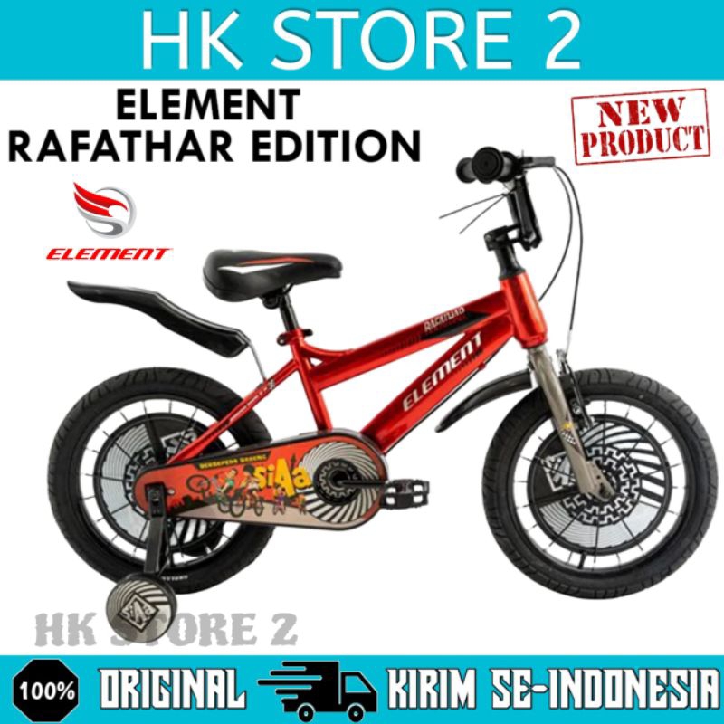 Sepeda BMX Anak Laki ELEMENT RAFATHAR EDITION Ukuran 12 16 18 Inch