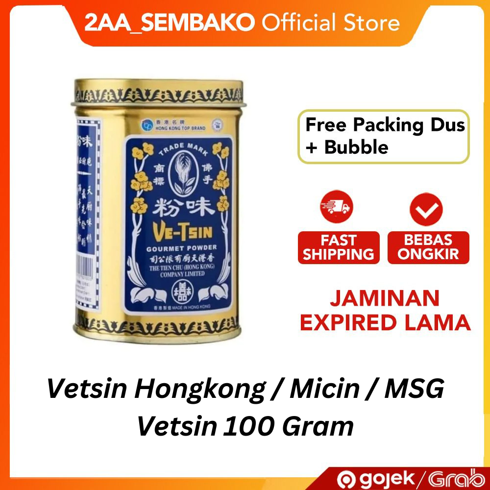 Vetsin Hongkong / Micin / MSG Vetsin 100 Gram