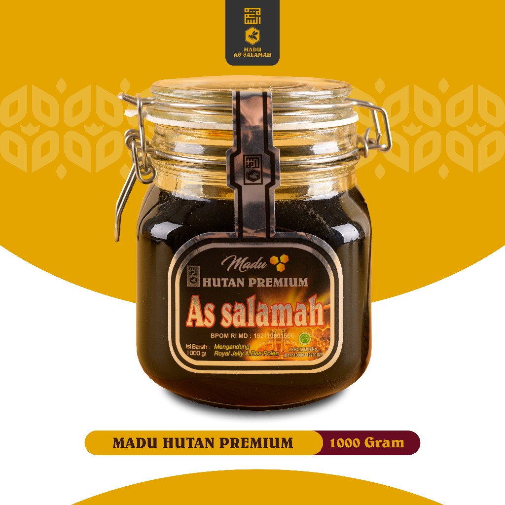 

As Salamah - Madu Hutan Riau Murni 6 Botol 1 Kg