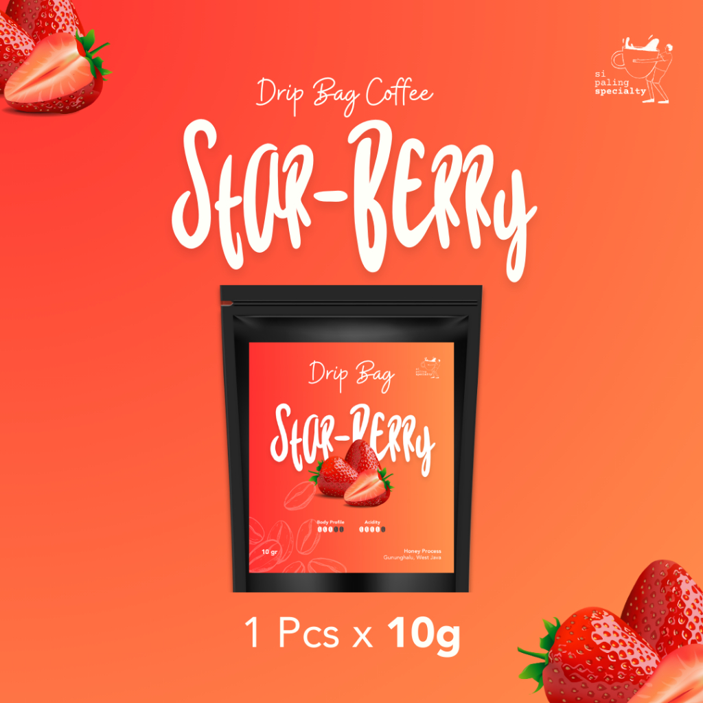 

Kopi Arabika StarBerry Drip Bag Coffee - 1 Pcs