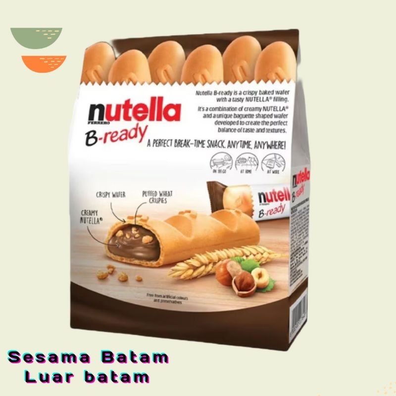 

Nutella Bready 132gr(isi 6pcs)