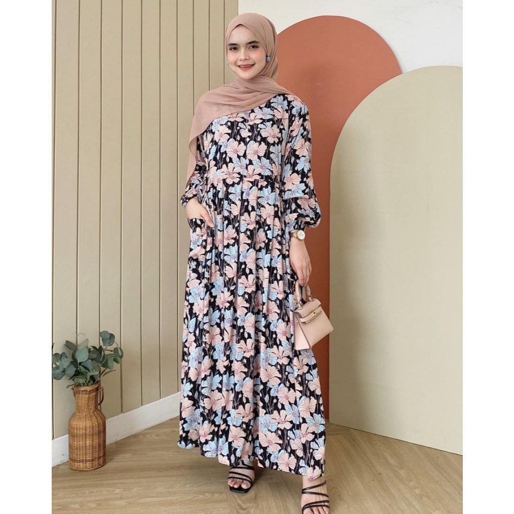 GAMIS MILEA DASTER WANITA JUMBO RAYON PREMIUM