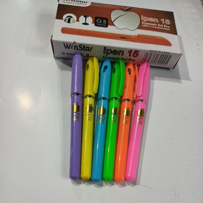 

Bolpen Gell aple # isi 12 pcs