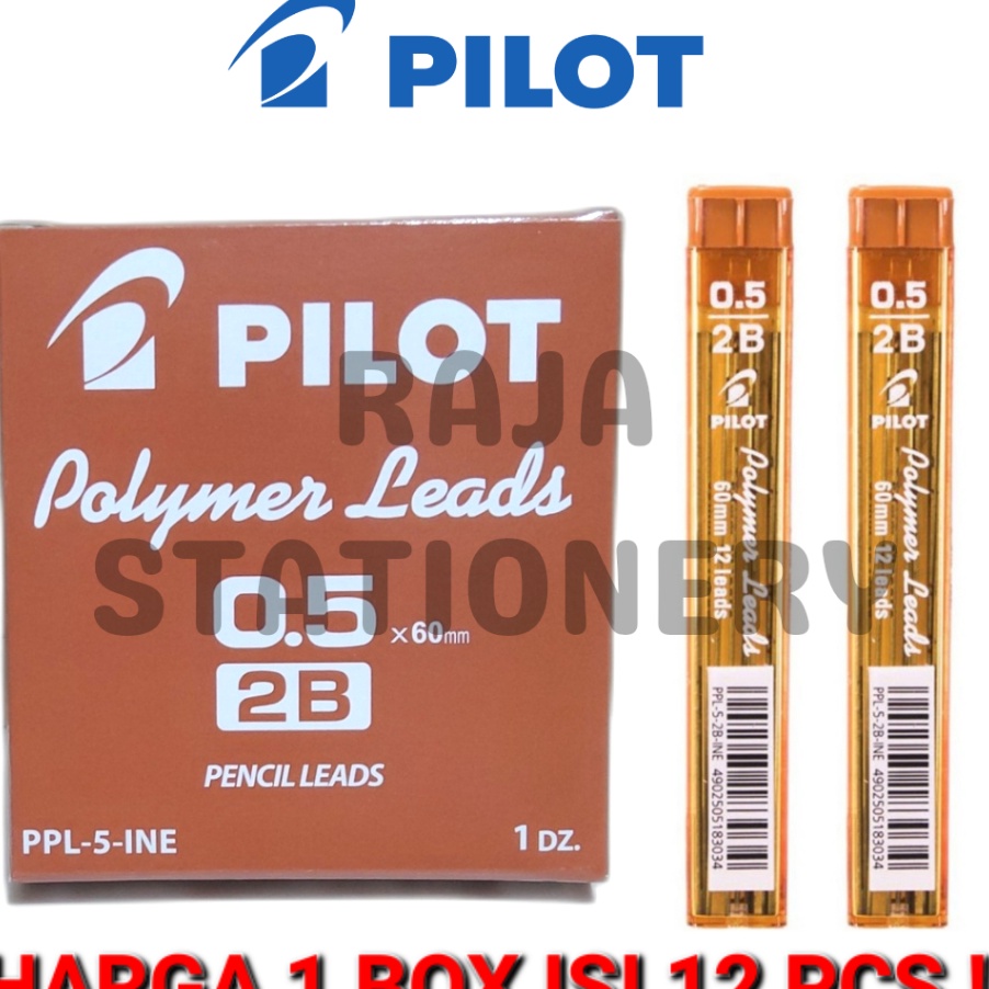 

FASH SALE PILOT PENCIL LEAD 2B 5MM ISI PENSIL MEKANIK PILOT 5 2B 12PCS