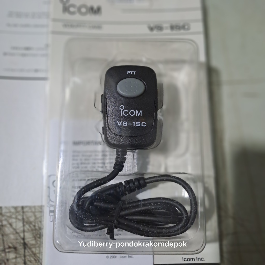 Head set Icom Vs-1Sc Ptt Icom dan Ear set Icom Hs-94 Buat Ht idas Icom Digital Kondisi Apa adanya Ha