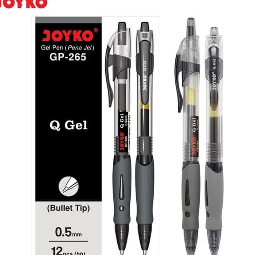 

PRODUK AWAL TAHUN Pulpen Gel Cetek Q Gel G P265 1pak 12pcs