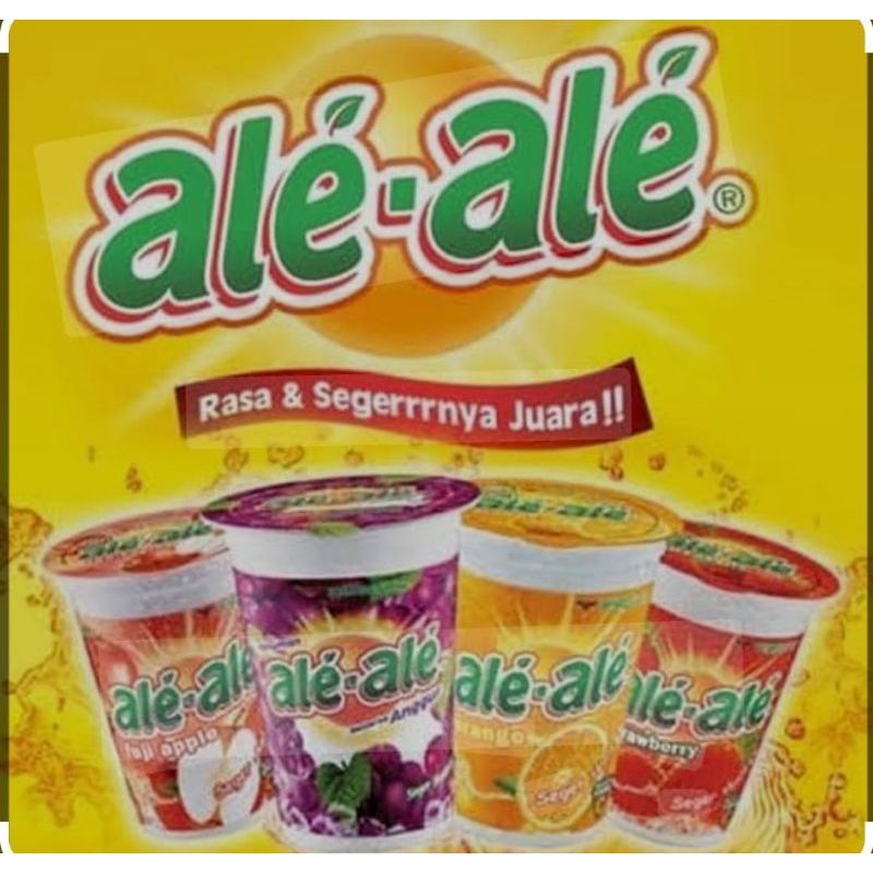 

ALE ALE 1 Dus isi 24 cups | Minuman Rasa Buah