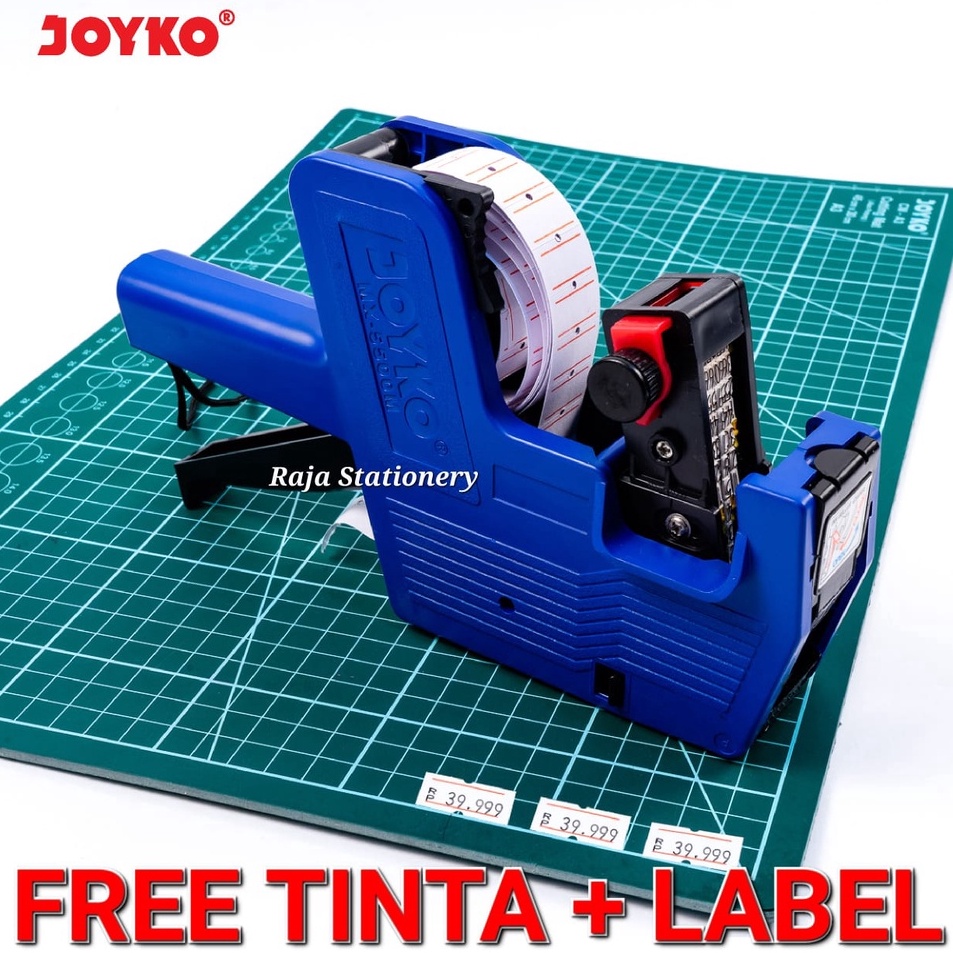 

Spesial Diskon JOYKO PRICE LABELLER 1 BARIS MESIN ALAT LABEL HARGA MESIN CETAK LEBEL 8 DIGIT 1 BARIS MX55M