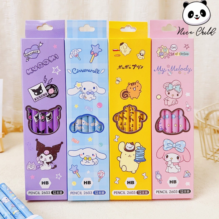

STOCK TERUPDATE NICE CHILD Pensil Box Isi 12 PCS Alat Tulis Sekolah Karakter Lucu