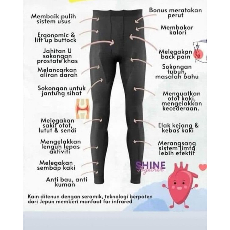 (READY STOCK) 3XL ORI AULORA PANTS MEN WITH KODENSHI ,AULORAPANTS MEN ,AULORA PANTS 100% ORIGINAL ,C