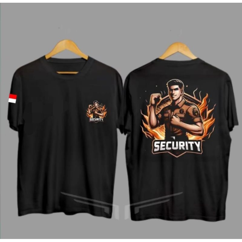 KAOS SECURITY CORAK COKLAT
