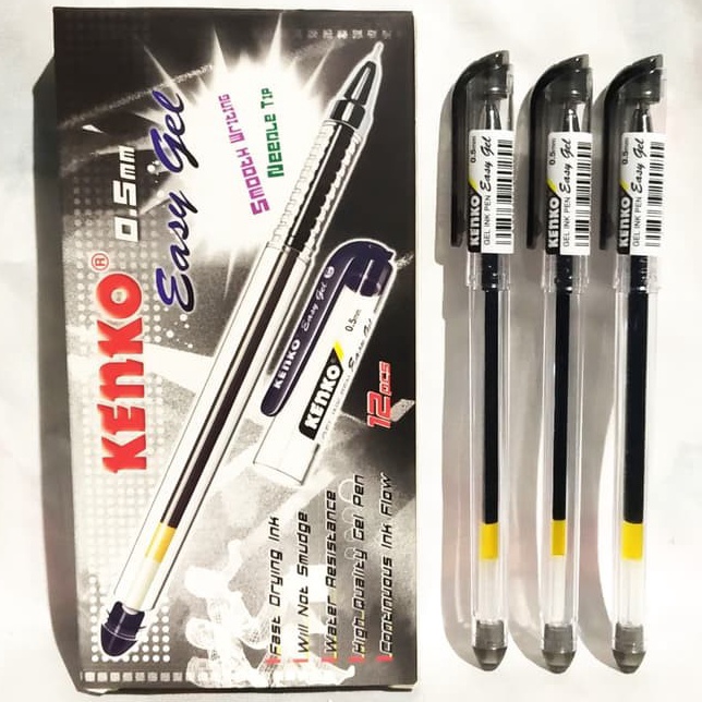 

SALE Pulpen Gel Pen Kenko Easy Gel 12 Pcs Original