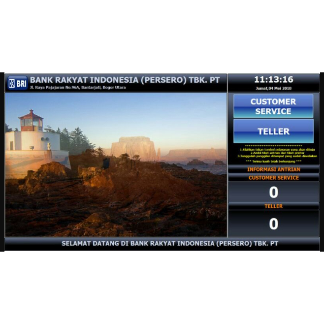 software antrian bank