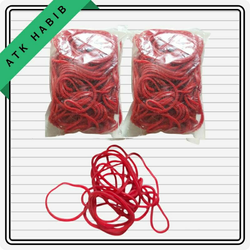 

Karet Gelang Mahoni 14mm Karet Merah Besar