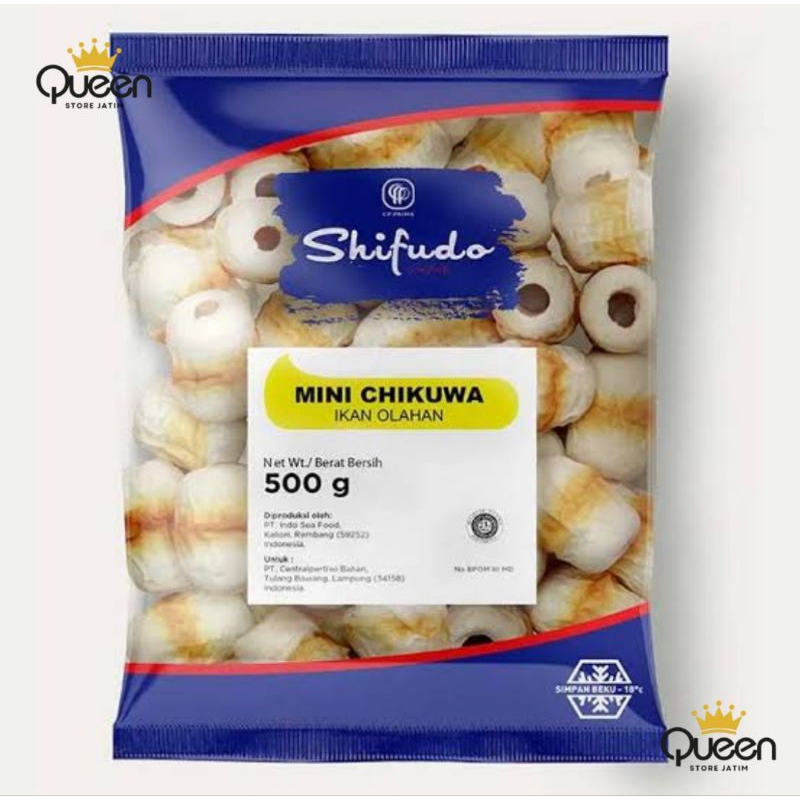 

QUEEN SHIFUDO ANEKA OLAHAN IKAN CHIKUWA 500g (KHUSUS INSTAN)