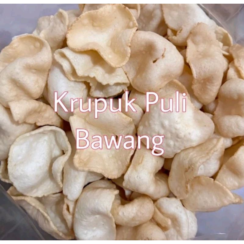 

Kerupuk puli super renyah / kerupuk rambak / kerupuk rasa bawang / kerupuk puli khas 1kg / 500.gram 250.gram