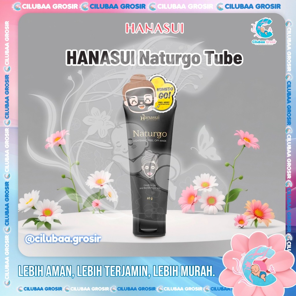 [TUBE ] HANASUI NATURGO TUBE BLACK MASK / NATURGO LIGHTENING PEEL OFF MASK