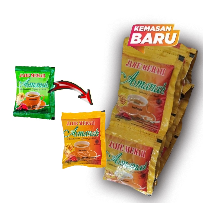 

Jahe merah AMANAH sachet jahe habbatussauda