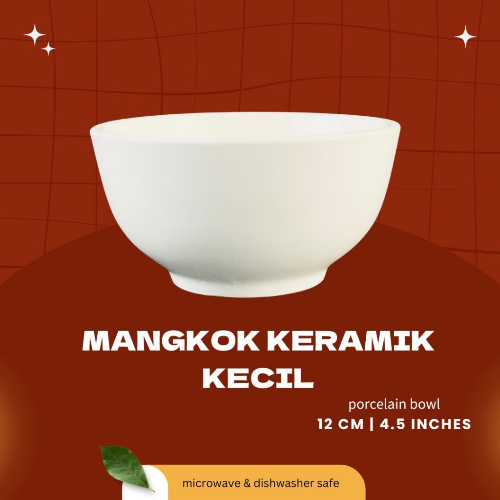 Mangkok Keramik Kecil / Mangkok Soto Kudus / Mangkok Sekoteng