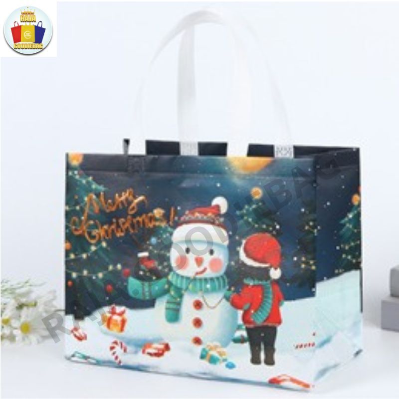 

TAS SOUVENIR NATAL STEMPEL GOLD/TAS HAMPERS NATAL STEMPEL GOLD /CHRISTMAS/ TAS HADIAH NATAL/GOODIE BAG NATAL