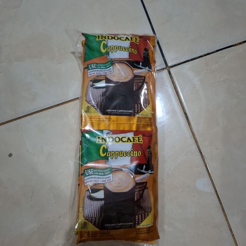 

Cappucino Indocafe 10sachet/renceng