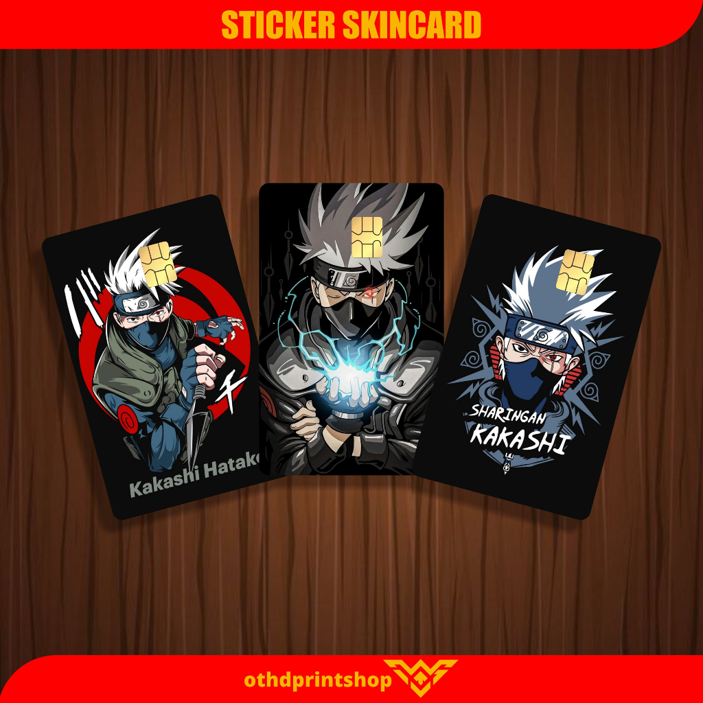 

STIKER ATM HATAKE KAKASHI STICKER SKINCARD GARSKIN STIKER ATM EMONEY FLAZZ ETOL TINGGAL TEMPEL